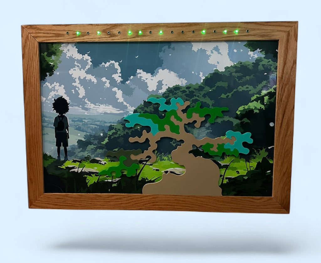Tree Picture Frame Escape Room Prop With Custom Background