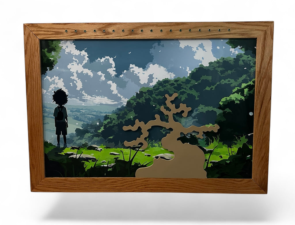 Tree Picture Frame Escape Room Prop With Standard Background